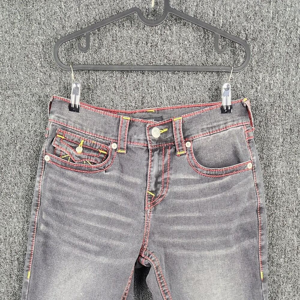 True-religion Men's Grey and Black Jeans